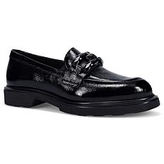 "As Is" Ron White Annora Patent Leather Loafer with Satin Shoe Bag