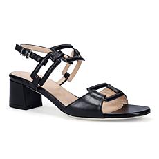 "As Is" Ron White Tristan Lthr Heeled Sndal w All-Day Heels® Tchnology