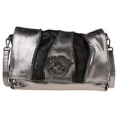 "As Is" Sharif Legacy Museum Mélange Haircalf Leather Messenger Bag