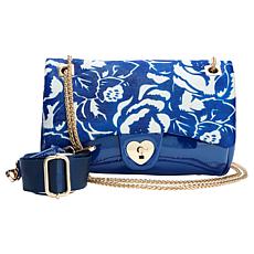 "As Is" Sharif Legacy Printed Haircalf Crossbody with Heart Turnlock