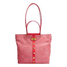 As Is Sharif Legacy Stingray Leather Double Handle Tote