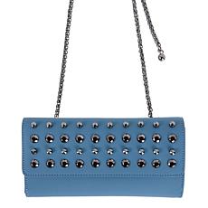 "As Is" Sharif Legacy Studded Leather Wallet with Detachable Strap