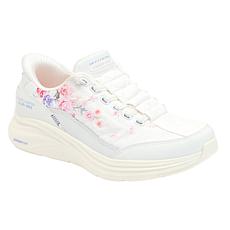 "As Is" Skechers Slip-ins Cozy Fit Contour Foam Floral Shoes