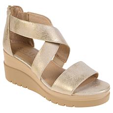 "As Is" SOUL Naturalizer Goodtimes Zippered Wedge Heel
