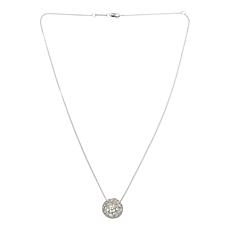 "As Is" Tanya Moss Elia Sterling Butterfly Scroll Pendant with Chain