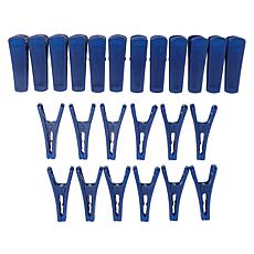 "As Is" The JOY Hangers 24-pack Slimline Hanger Clips for Pants, Sk...
