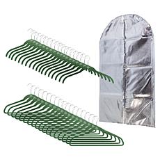 "As Is" The Joy Hangers Clean & Fresh 37pc Mega Set w/Garment Bag