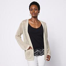 "As Is" TowerHill by Christie Brinkley Crochet Shrug