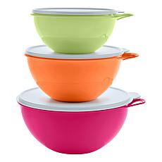 "As Is" Tupperware® 6-piece Thatsa® Bowl Prep, Go and Serve Set