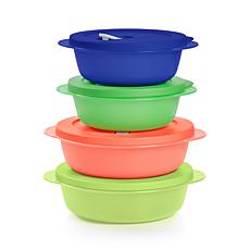 "As Is" Tupperware® 8-piece CrystalWave Round Food Storage Set