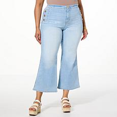 "As Is" TWRHLL by Christie Brinkley Flare Leg Sailor Jean