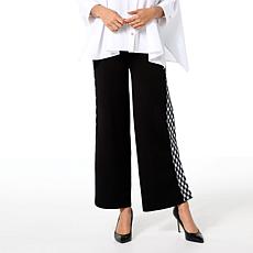 "As Is" VG by Victor Glemaud Wide Leg Jacquard Sweater Pant