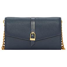 "As Is" Vince Camuto Haley Leather Flap Wallet with Optional Chain
