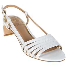 "As Is" Vince Camuto® Layton Slingback Leather Dress Sandal