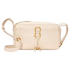 "As Is" Vince Camuto Letta Whipstitch Leather Crossbody