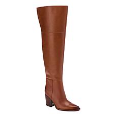 "As Is" Vince Camuto Paulie Over the Knee Leather Boot