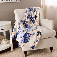 "As Is" Warm & Cozy Lightweight Printed Plush Blanket