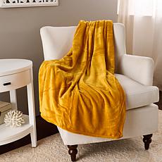 "As Is" Warm & Cozy Solid Light Plush Blanket