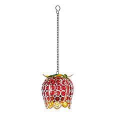 "As Is" Wind & Weather 3-in-1 LED Solar Jeweled Tulip Lantern