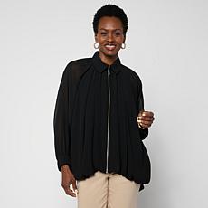 "As Is" WynneLayers Chiffon Blouson Jacket