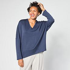 "As Is" WynneLayers Cloud Knit V-Neck Top