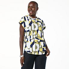 "As Is" WynneLayers Dolman-Sleeve Collage Print Tee