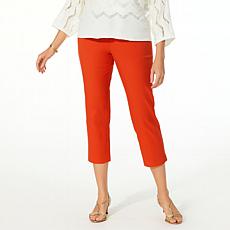 "As Is" WynneLayers FlatterFIT Slim Leg Capri Pant