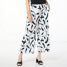 "As Is" WynneLayers Plisse Knit Ankle Pant