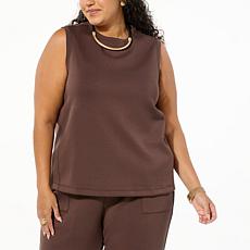 "As Is" WynneLayers Smooth Operator Crew-Neck Knit Tank
