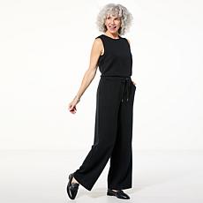 "As Is" WynneLayers Smooth Operator Scuba Knit Jumpsuit