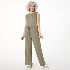 "As Is" WynneLayers Smooth Operator Scuba Knit Jumpsuit
