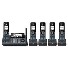 AT&T 5-piece Cordless Handset with Connect to Cell & Smart Call Block