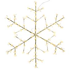 august & leo 43 inch Jeweled LED Hanging Snowflake