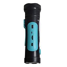 Azpen 8-in-1 Solar Flashlight, AM/FM Weather Radio & Power Bank