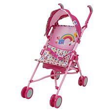 Baby Alive Doll Stroller with Retractable Canopy & Safety Harness