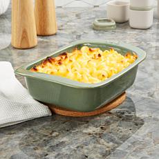 Balance 1.27qt Rectangular Stone Baking Dish - Sage 
