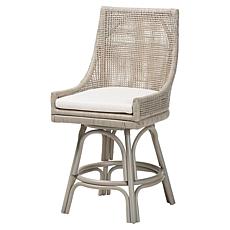 bali and pari Bella Swivel Counter Stool with Cushion