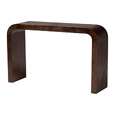 bali and pari Revelle Burl Wood Console Table