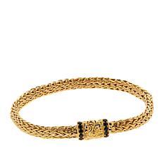 Bali RoManse Gold-Plated Gemstone Clasp Tulang Naga Bracelet