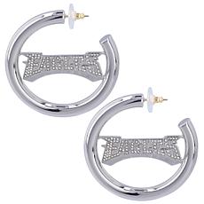 BaubleBar Philadelphia Eagles Logo Large Hoop Earrings