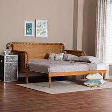 Baxton Studio Lucera Mid-Century Inspired Expandable Daybed - White