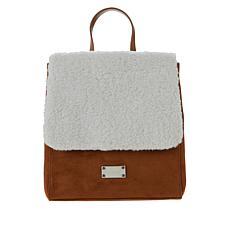 BEARPAW® Shearling Flap Mini Backpack