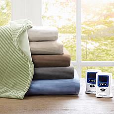Beautyrest Washable Fleece Electric Blanket Twin/Blue
