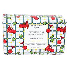 Beekman 1802 Goat Milk Bar Soap - Pistachio & Dark Cherry