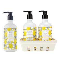Beekman 1802 Goat Milk Lilac Dream Body Care Caddy Set
