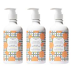 Beekman 1802 Honeyed Grapefruit Goat Milk Hand & Body Wash 3-pack