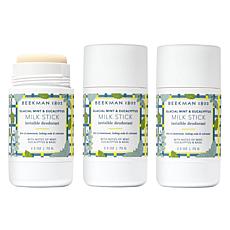 Beekman 1802 Milk Stick Glacial Mint & Eucalyptus Deodorant 3pk