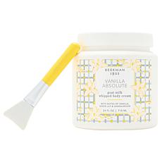 Beekman 1802 Supersize Goat Milk Vanilla Absolute Body Cream w Spatula