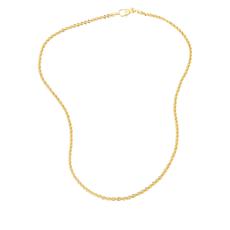 Bellezza 18" Bronze Sparkle Chain Necklace