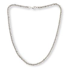 Bellezza 18" Bronze Sparkle Chain Necklace